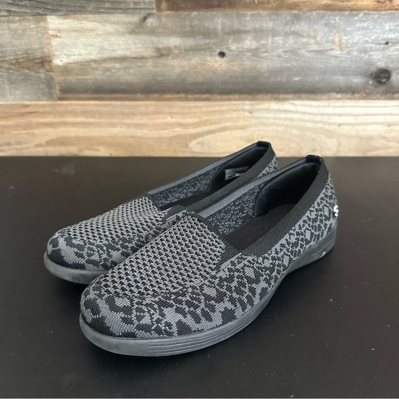 Skechers Women's On The Go Dreamy Black Gray Knit Slip On Shoes Size 9.5 - Picture 1 of 9